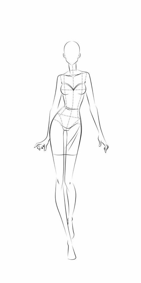 Posture Drawing, Icon Dress, Fashion Sketch Template, Fashion Model Drawing, Fashion Figure Templates, Illustration Poses, Model Template, Human Sketch, Fashion Model Sketch