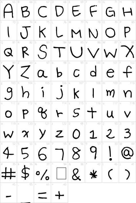 Weird Fonts Alphabet, Font Writing Handwriting, Childish Font, Messy Handwriting Font, Kids Handwriting Font, Messy Fonts, Cool Fonts Alphabet, Handwriting Typography, Cute Fonts Alphabet