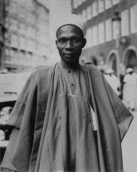 Nigerian politician Abubakar Tafawa Balewa arriving at the Colonial Office to meet Lennox Boyd in London September 17th 1959 Colonial Office, Royalty Free Pictures, Buddha Statue, Getty Images, Academic Dress, Statue, Photographer