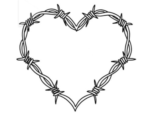 Twisted Heart Tattoo, No Heart Tattoo, Tattoo Flash Simple, Heartless Design, Barbwire Heart Tattoo, Heartless Tattoo, Word Tattoos With Meaning, Word Tattoo Ideas, Tato Tradisional