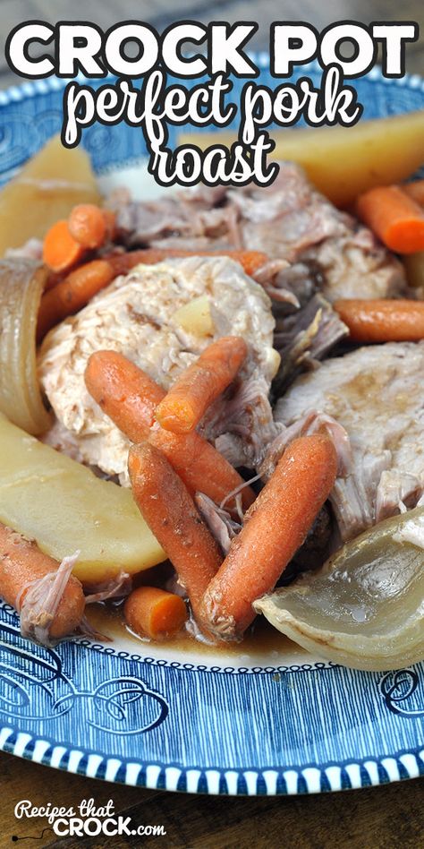 Are you looking for the perfect recipe to use with a pork roast? Then you don't want to miss this Perfect Crock Pot Pork Roast recipe! It is amazing! via @recipescrock Pork Roast Crock Pot, Crock Pot Pork Roast, Roast Crock Pot, Pork Loin Crock Pot Recipes, Pork Roast Crock Pot Recipes, Pork Crock, Crock Pot Roast, Pork Roast Recipe, Boneless Pork Roast