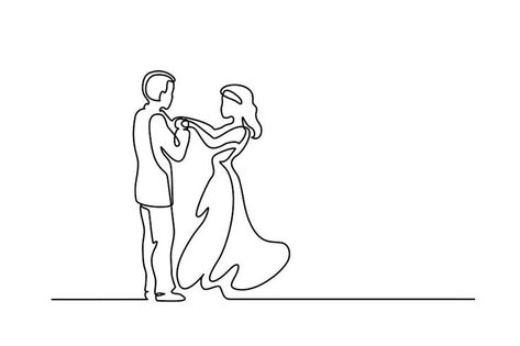 Dreams Drawing Ideas, Dreams Drawing, Drawing Dreams, Couple Bride And Groom, Line Animation, Redwork Patterns, Graphic Design Posters Layout, Wedding Drawing, Line Doodles