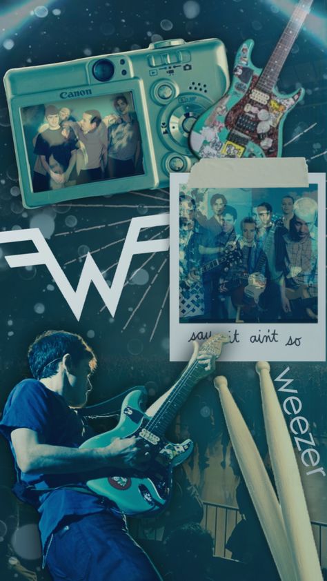 any other diehard weezles out there? (if any of you call me a virgin for liking weezer i will cry ofc i am im a minor🤯 Weezer Phone Background, Weezer Wallpaper Iphone, Weezer Background, Weezer Wallpapers, Weezer Red Album Cover, Weezer Blue Album Cover Funny, Blue Album Weezer, Rivers Cuomo, Weezer