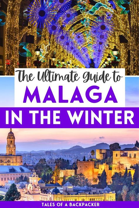 Winter Malaga Spain Travel Tips: When planning a Spain vacation, why not visit Malaga in winter? If you take a winter Malaga trip you will have a unique opportunity to explore this beautiful Spanish city without the crowds, so come to Malaga in December or January instead of during the summer! There are lots of fabulous things to do in Malaga during the winter, so read this Malaga travel guide for our top Spain winter vacation tips Spain Winter, Traveling World, Spain Travel Outfits, Best Winter Vacations, Malaga City, Spanish City, World Cruise, Spain Travel Guide, Spain Vacation