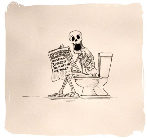 Toilet Drawing, Small Dope Tattoos, Wc Ideas, Funny Bathroom Art, Skeleton Drawings, Skeleton Tattoos, Funny Skeleton, Skeleton Art, Funny Bathroom