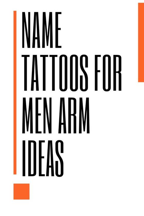 Name tattoos for men arm ideas Name Tattoo Designs Men, Name Tattoos For Men Arm, Name Tattoo With Design, Name Tattoos For Men, Last Name Tattoos, Family Name Tattoos, Name Tattoos On Arm, Tattoo Name Fonts, Tattoo Font For Men