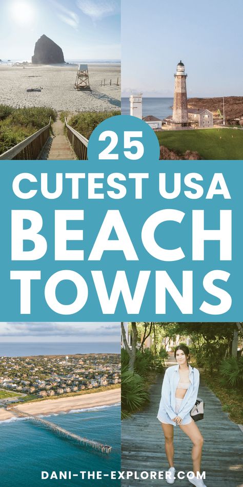 Dreaming of a beach getaway? Discover the most beautiful beach towns in the USA, perfect for sun, sand, and relaxation. Find your next seaside escape today! — usa beach vacations | usa beach aesthetic | usa beach outfit | beach vacation destinations usa | best beach towns usa | beach towns in the us | best beach towns in america | american beach towns | best beaches in america | best american beaches | beautiful american beaches Best Us Beach Vacations, Best Beach Towns In Us, Best Us Beaches, Beach Vacation Destinations, Usa Vacation Destinations, Aesthetic Usa, Ocean Pics, Us Beach Vacations, Usa Beach