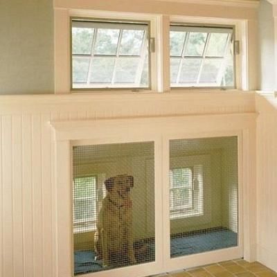 yes! If I had a dog! And if you could add swinging doors to it! Then you wouldn't have to look at the dog house (: Doggy Door, Gordon Setter, Dog Kennels, Dog Rooms, Dog Door, German Shorthaired Pointer, Humble Abode, Dog Houses, Dog Crate