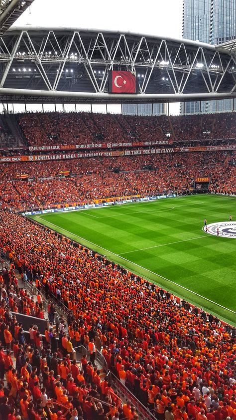 Galatasaray Stadium Wallpaper, Nef Stadyumu Wallpaper, Turkey Football Team, Stadium Wallpaper, Turkey Football, Soccer Stadium, Team Wallpaper, Artistic Wallpaper, Football Stadiums