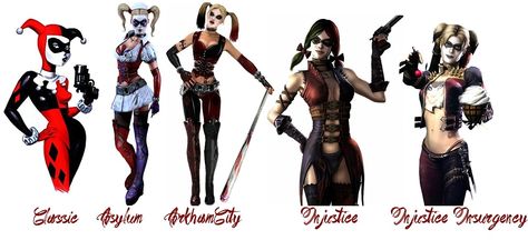 Evolution of Harley Quinn Old Harley Quinn, Comic Book Costumes, Harleen Quinzel, Harley Quinn Comic, Harley Quinn Costume, Martian Manhunter, Comic Collection, Google Co, Joker And Harley Quinn