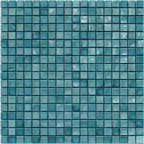 Aquamarine J, 5/8 x 5/8 Glass Tile | Mosaic Tile by SICIS Mosaic Texture Seamless, Mosaic Texture, Swimming Pool Tiles, Tile Texture, Glass Mosaics, Indoor Design, Blue Mosaic, Mosaic Pool, Exterior Cladding