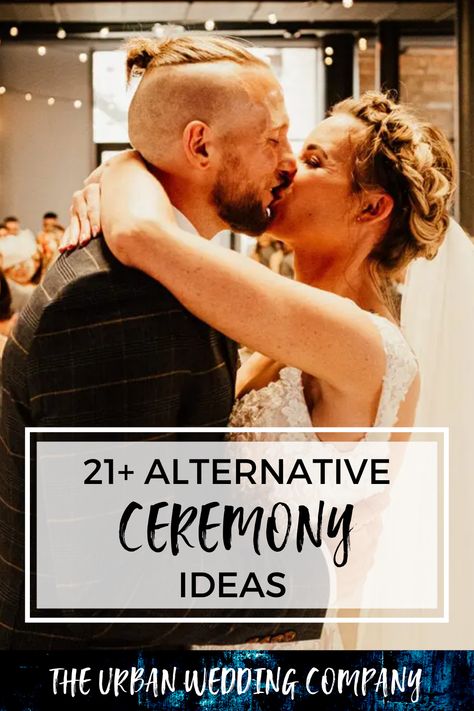 Non Traditional Small Wedding, Wedding Ceremony Non Traditional, Impromptu Wedding Ideas, Non Wedding Ideas, Wedding Ceremony Themes, Rustic Alternative Wedding, Ceremony Traditions Unique, Non Traditional Ceremony Ideas, Wedding Without Ceremony