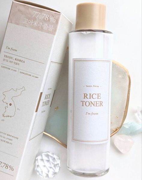 Best Korean Toner, Rice Toner, Korean Toner, Skin Care Toner Products, Korean Skin, Pretty Skin Care, Pretty Skin, Skin Care Brands, Toner For Face