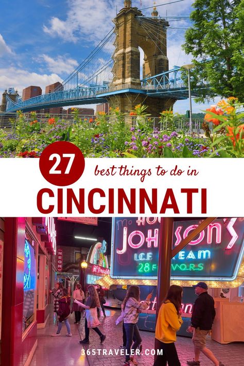 If you are planning a trip to this Ohio city soon, we’ve gathered all the must-visit stops for you. Here are 27 things to do in Cincinnati that you’re not going to want to miss. Cincinnati Things To Do, Making Chili, Things To Do In Cincinnati, Ohio City, Ohio Travel, Feel Like Home, Cincinnati Ohio, Planning A Trip, This City