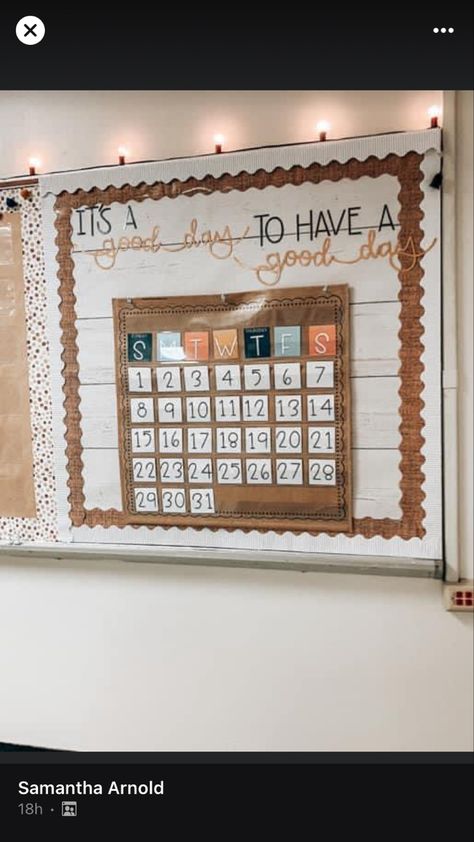 Bulletin Board Ideas Calendar, Class Calendar Display, Class Schedule Bulletin Board, 2nd Grade Calendar Wall, Student Work Wall Bulletin Boards, Classroom Calendar Bulletin Board Ideas, Calendar Display Classroom, Bulletin Board Calendar Ideas, Class Calendar Ideas