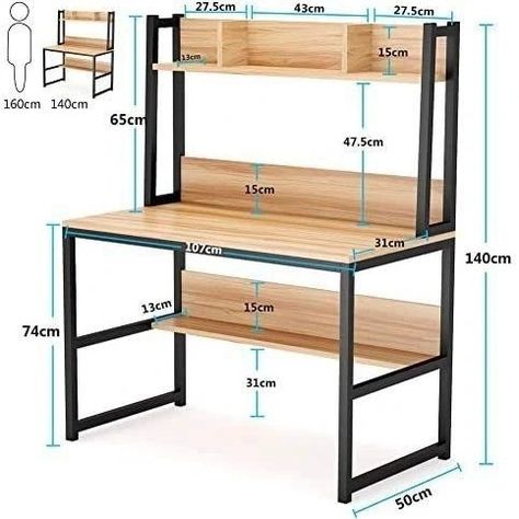 woodworking projects | woodworking crafts | woodworking for beginners 2022 Computer Table Design, Industrial Style Desk, Iron Furniture Design, Steel Furniture Design, Welded Furniture, Metal Furniture Design, Speaker Box, Computer Table, Iron Furniture