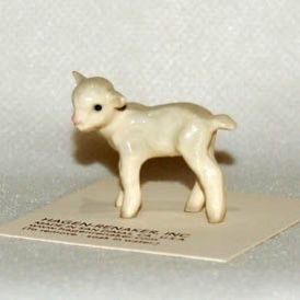 Sacrificial Lamb, Hagen Renaker, Porcelain Animal, Miniature Animals, Ceramic Animals, Glass Animals, Miniature Figurines, Animal Figurines, Made In America