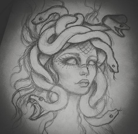 Wednesday Pics, Medusa Drawing, Medusa Tattoo Design, Medusa Art, Medusa Tattoo, Cowgirl Art, Tattoo Design Book, Tattoo Stencil, Dark Art Drawings