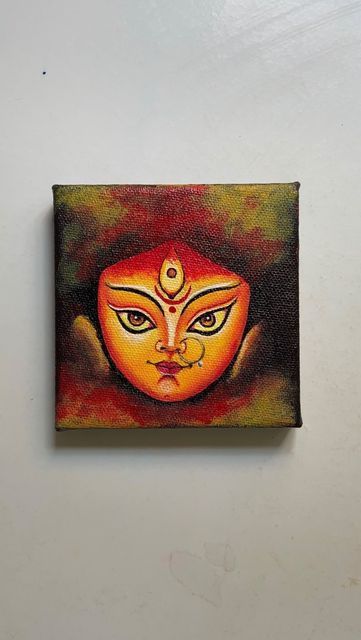 Navratri 2023, Mata Rani, Peacock Painting, On October 3rd, Canvas Art Painting, Art Artist, Acrylic Painting, Canvas Painting, Canvas Art