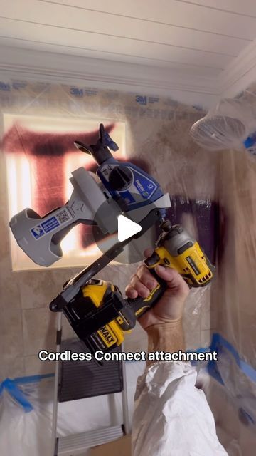 Travis Collins on Instagram: "Impressive drill powered airless sprayer that WORKS! Bathroom makeover here I come! Stay tuned for the full makeover reveal on this ultra small 1945 bathroom.  I am very impressed with how easy it was to set up, spray and get such an even coat of paint. Took little time at all to be comfortable using the Cordless Connect. The more RPM from the tool, the better it sprayed.  Impact drivers performed best as they have upwards of 3,500 RPM on average where drills are 1,800-2,000 RPM.  @gracohomeownersprayers TrueCoat 360 Cordless Connect attachment used  Price: $189  Available from all @gracopaintsprayers retailers  #painter #diyproject #bathroommakeover #paintsprayer #gracopaintsprayers #remodel #diy" Airless Paint Sprayer, Kitchen 2024, Interior Design Principles, Remodel Diy, Painting Walls, Paint Techniques, Paint Sprayer, Design Principles, Diy Stuff