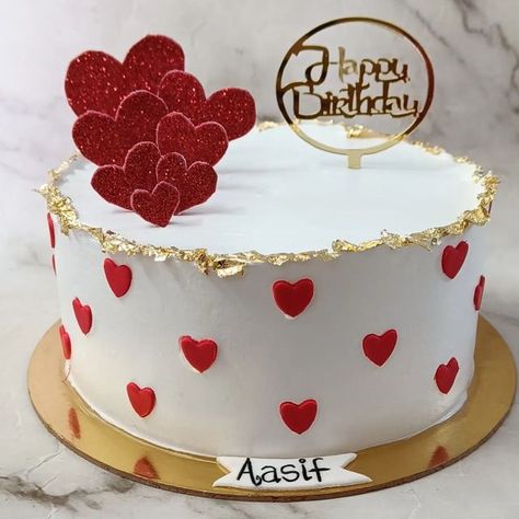 Birthday Cake Ideas For Men Boyfriends, Anniversary Theme Cake, Fondant Birthday Cakes, Cake For Anniversary, Faultline Cake, Birthday Cake Simple, Anniversary Cake Designs, Baking Store, Fondant Cakes Birthday