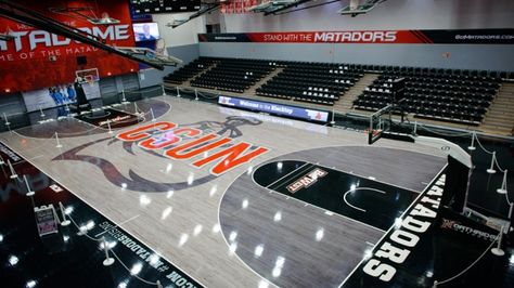 College basketball: 6 more of the most interesting court designs Hogwarts University, Basketball Tryouts, Home Basketball Court, Basketball Floor, Stadium Architecture, Indoor Basketball Court, Spaceship Interior, University Architecture, Indoor Basketball