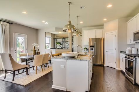 Mercer in Aurora, IL at Lincoln Crossing | Pulte Pulte Planning Center, Recessed Can Lighting, Planning Center, Pulte Homes, Upstairs Loft, Open Concept Layout, Large Kitchen Island, Gathering Room, Flex Room