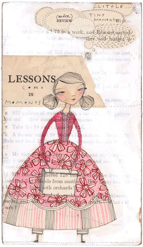 Lessons. Cori Dantini Lifebook Ideas, Cori Dantini, Painting Faces, Children's Illustration, Sketch Inspiration, Retro Illustration, Process Art, Childrens Illustrations, Cat Painting