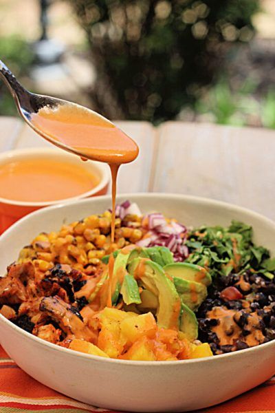 Al Pastor Chicken, Chicken Power Bowls, Pastor Chicken, Salad Dressing Creamy, Citrus Salad Dressing, Thai Salmon, Power Bowl Recipe, Creamy Avocado Dressing, Avocado Salad Dressing