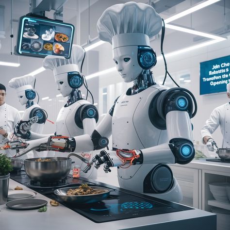 Chef robotics seeks talent Robot Chef, Future Robots, Mansion Exterior, One Note Microsoft, Intelligent Robot, Robotics Engineering, Eco City, Food Tech, Food Technology