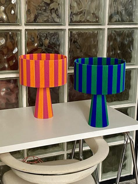 Funky Lighting, Lamp Inspiration, Diy Lamp Shade, Diy Lamp, Décor Diy, Dream House Decor, Colorful Decor, Lampshades, House Inspiration