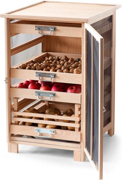 Vegetable Storage Ideas, Veggie Storage, Food Rack, Desain Pantry, Root Cellar, Smart Tiles, Kitchen Pantry Design, Kitchen Interior Design Decor, Diy Kitchen Storage