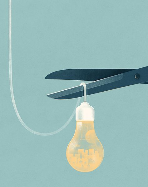 Lightbulb Illustration, Karolis Strautniekas, Procreate Ideas, Symbolic Art, 광고 디자인, Editorial Art, Visual Metaphor, Conceptual Illustration, Power System