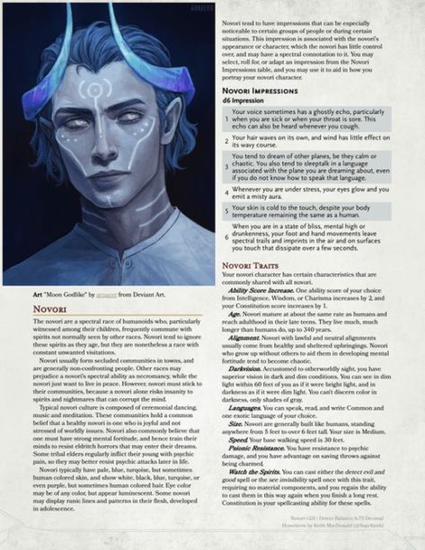 Creating Fantasy Races, Dnd Races Homebrew, Dnd Homebrew Race, Dnd 5e Races, Homebrew Races, 5e Races, Homebrew Classes, Dnd Things, Dungeons And Dragons Races