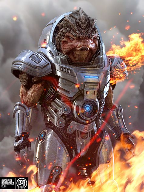 Grunt. Mass Effect Grunt, Mass Effect Krogan, Tomb Raiders, Mass Effect Characters, Mass Effect Games, Mass Effect 1, Mass Effect Universe, Mass Effect Art, Halo Reach