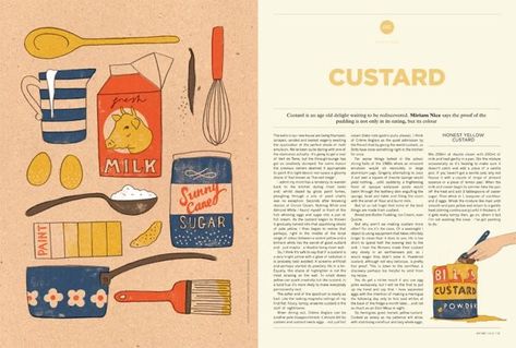 Food Magazine Layout, Recipe Graphic, Illustrations Ideas, Book Editorial Design, Recipe Book Design, Cookbook Design, Editorial Design Layout, Page Layout Design, Zine Design