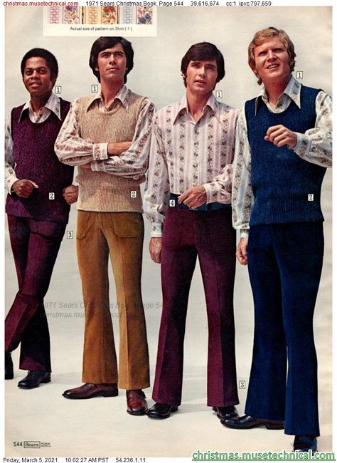 Moda Z Lat 70., 1970s Mens Fashion, 70s Fashion Men, Look Disco, 70s Mens Fashion, 1970s Men, Western Outfits Men, 70s Men, Bianca Jagger