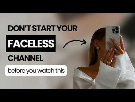 📱TIPS for STARTING a FACELESS channel for beginners l | Things you need to know before you start - YouTube Instagram Account Ideas, Youtube Channel Ideas, Video Content, Video Marketing, Instagram Accounts, Need To Know, Marketing Tips, Instagram Feed, Youtube Videos