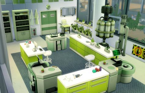 smsmcr: “Science Lab (No CC / For Get to work) Cheat : moveobjects / resize objects / bb.ignoregameplayunlocksentitlement Origin ID : simmightsay ” Labs Plan, Disney Silhouette Art, Science Room, Disney Silhouette, Sims Building, Sims House Plans, Sims 4 Collections, Sims Hair, Sims 4 Build