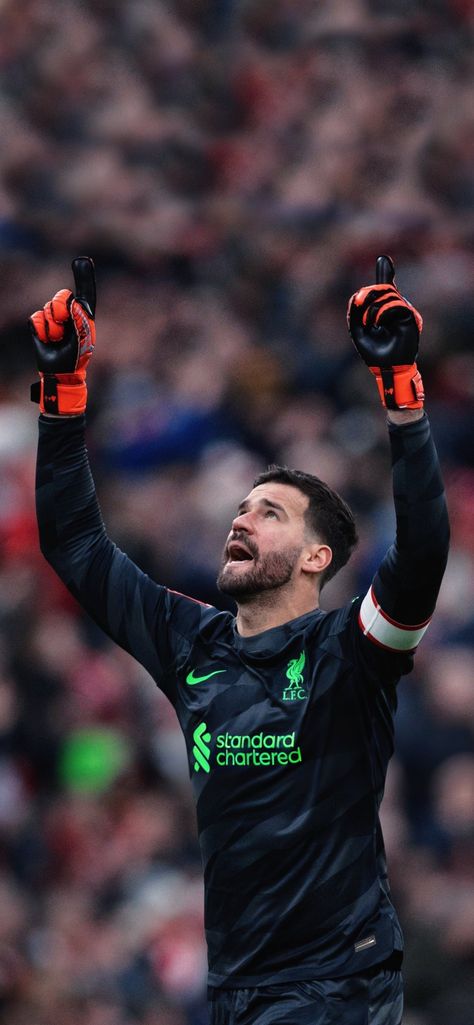 Alisson Becker Wallpaper Allison Becker Liverpool, Allison Becker Wallpaper, Allison Becker, Liverpool Champions, Liverpool Wallpapers, Football Players Photos, Premier Lig, Best Friend Gifs, Football Wallpaper