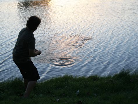 The sounds of the stones hitting water .. Skimming Stone, I Dont Know You, Summer Aesthetic, I Don't Know, Knowing You, Mood Board, Sound, Neon, Stone