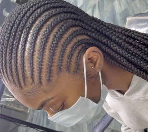 Paint Ideas 2023, Aesthetic Hair Color, Nails Paint, Cornrows Natural Hair, Hair Styles For Short Hair, Styles For Short Hair, Big Box Braids Hairstyles, Feed In Braids Hairstyles, Goddess Braids Hairstyles