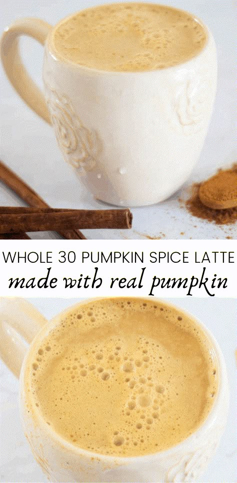 Whole 30 Pumpkin, Pumpkin Whole, Paleo Pumpkin Spice, Healthy Pumpkin Spice Latte, Pumpkin Spice Latte Recipe, Gluten Free Pumpkin Spice, Pumpkin Spice Creamer, Paleo Drinks, Pumpkin Spiced Latte Recipe