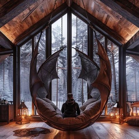 Ava Richardson Goth Things, Wood Cabin, Dream Life House, Game Of Thrones Funny, Castle Hotel, Dome House, Fantasy Castle, Reading Books, Cool Beds