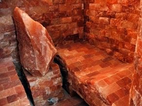 SALT ROOM-CAVE 10 Salt Room Therapy, Cave Spa, Salt Cave Spa, Salt Detox, Salt Wall, Bbq Plates, Salt Cave, Salt Block, Geodesic Dome Homes