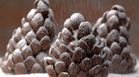 It's the most wonderful time of the year! These frosty pine cone... | https://homemaderecipes.com/pine-cone-cookies/ Pine Cone Recipes, Pine Cone Cookies, Pinecone Cookies, Christmas Recipe Ideas, Chocolate Cereal, Best Food Ideas, Cookie Cake Pie, Xmas Treats, Christmas Bazaar