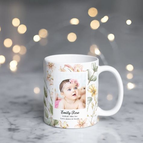 Mug With Photo, Baby Souvenir, Drukarka 3d, Personalized Photo Mugs, Photo On Mug, Jobs In Art, Picture Mugs, Custom Photo Mugs, Black Tissue Paper