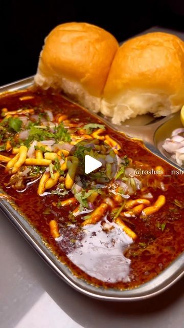 Misal Pav Recipes, Misal Pav, Pav Recipe, Food Lunch, Blouse Designs Latest, World Famous, Blouse Designs, Snacks, On Instagram