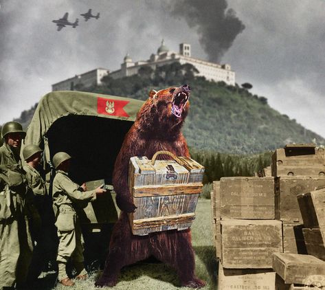 One of Poland’s most beloved and honored World War II veterans was not Polish at all: he was a 500-pound brown bear named Wojtek. Wojtek Bear, Not Polish, Edinburgh Zoo, Right To Bear Arms, Bear Tattoo Designs, Issa Vibe, Bear Names, Bear Tattoos, Bear Tattoo