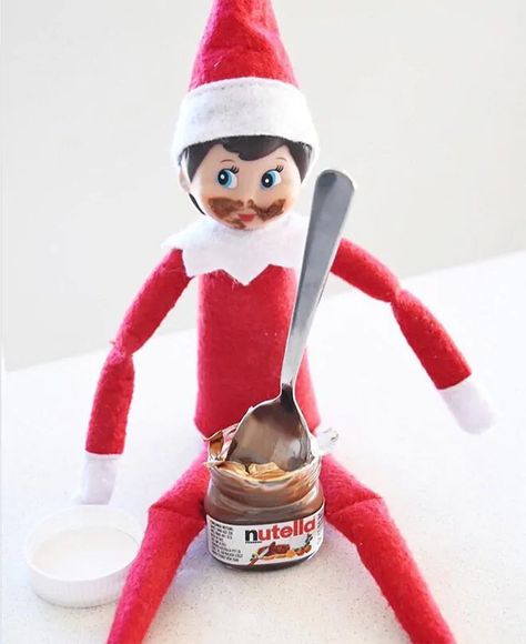 Elf On The Shelf Nutella, Mischevious Elf On The Shelf Ideas, Christmas Coupons, Chirstmas Decor, Elf Kit, Awesome Elf On The Shelf Ideas, Elf Props, Elf Activities, Xmas Elf